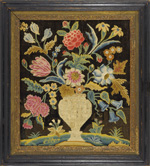 Huber - Canvaswork flowers c.1750