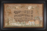 Antique sampler Wethersfield, CT  from Stephen and Carol Huber