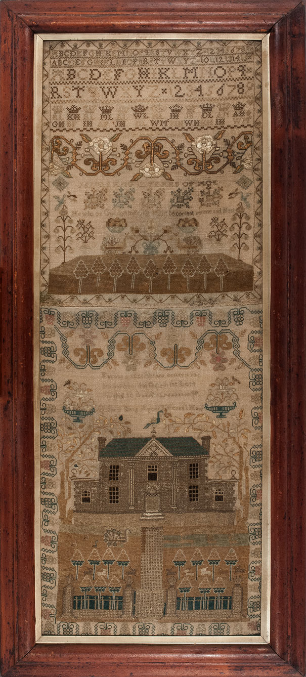 Scottish sampler by the Lang sisters for sale from Huber