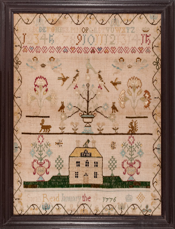 1776 House sampler by Sarrah Read from Huber