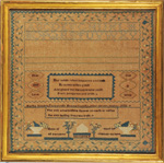 sampler from Stephen and Carol Huber by Martha Rhodes