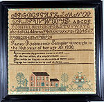 Sampler by Fanny Robinson from Huber