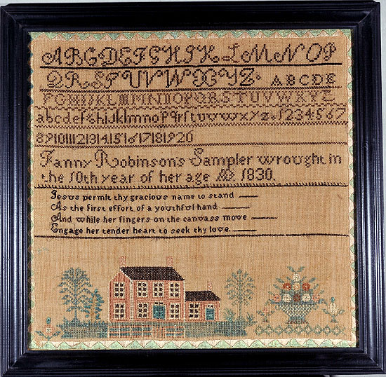 Sampler by Fanny Robinson from Huber